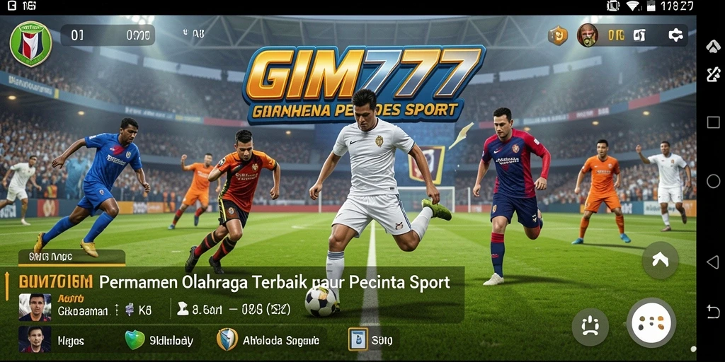 Tampilan menarik dari gameplay GIM777 yang penuh aksi olahraga.