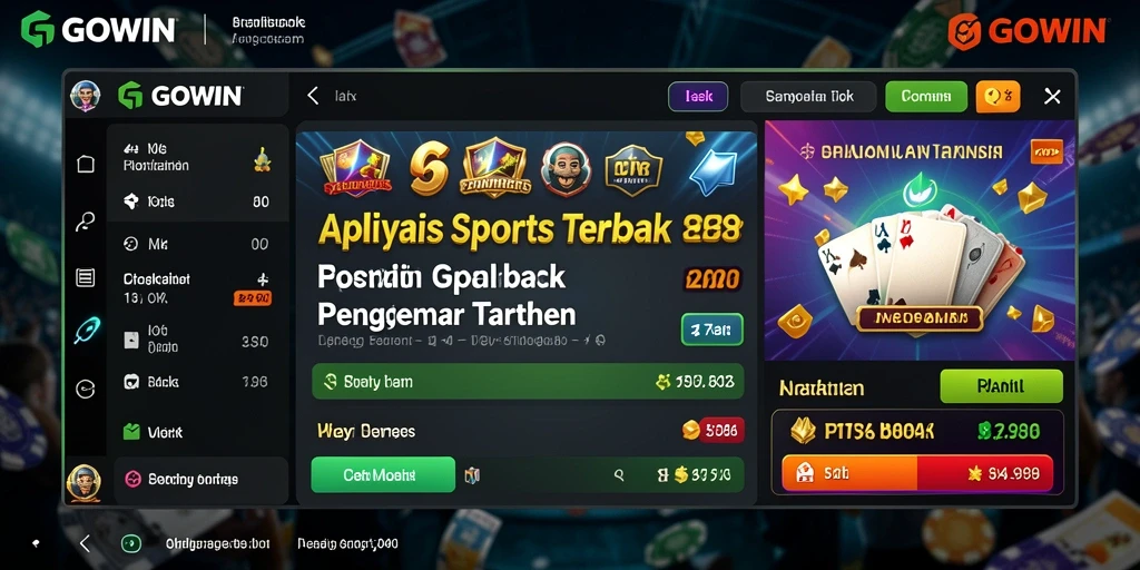 Tampilan gameplay menarik dari aplikasi Sportsbook GOWIN.