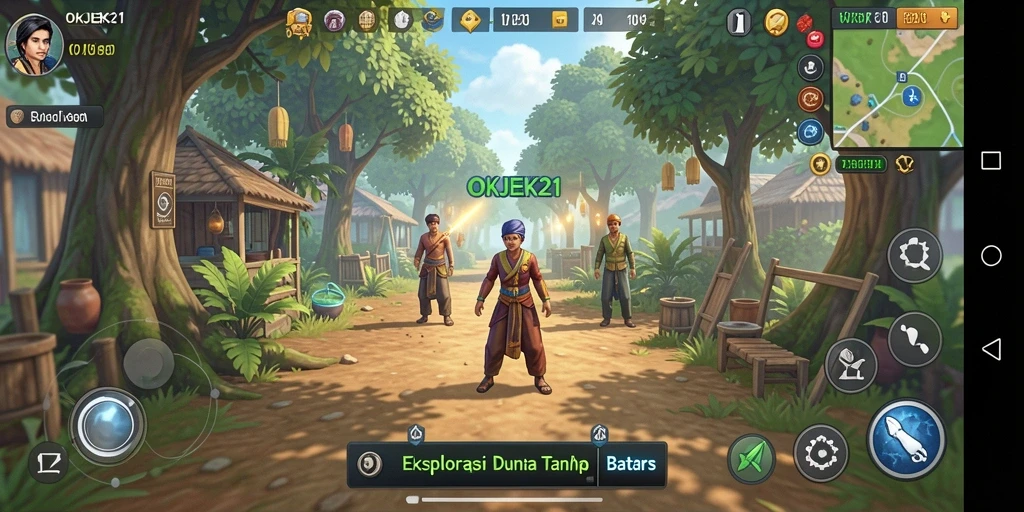 Tampilan gameplay Open World yang menakjubkan dari OKJEK21.