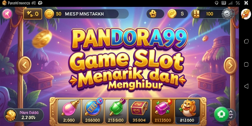 Screenshot gameplay PANDORA99 dengan tema slot yang menarik.