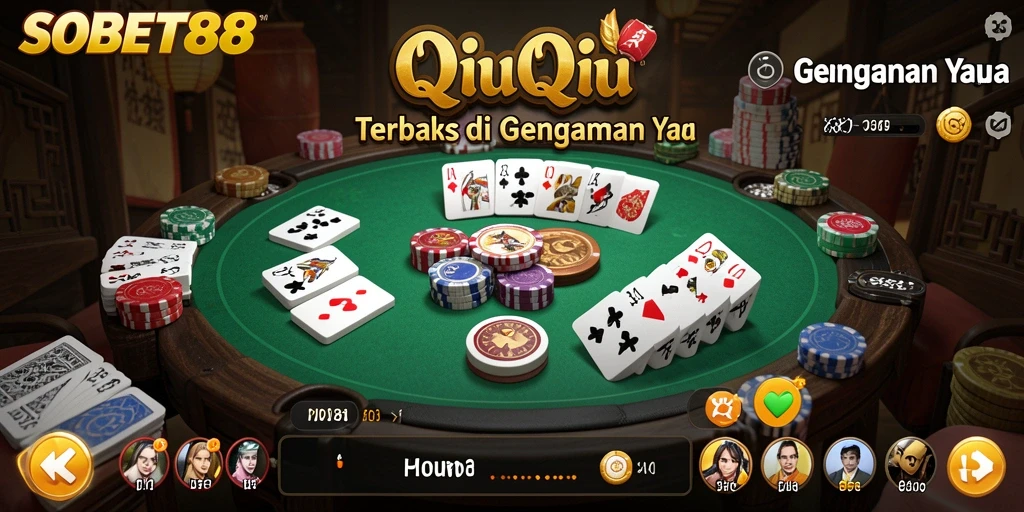 Tampilan menarik gameplay QiuQiu dalam SOBET88.