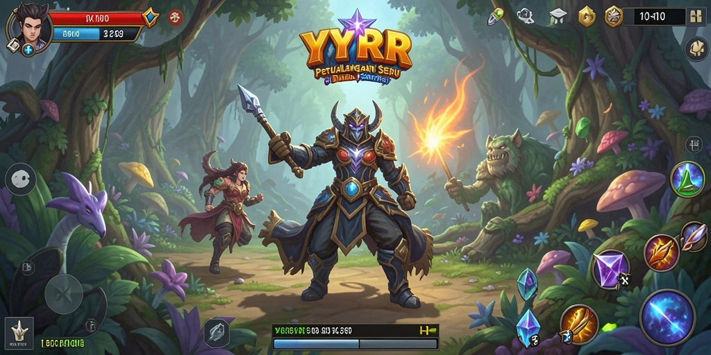 Tangkapan layar dari gameplay YYRR yang menampilkan petualangan mendebarkan.